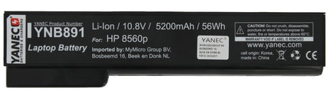 Batería de laptop yanec 5200mAh