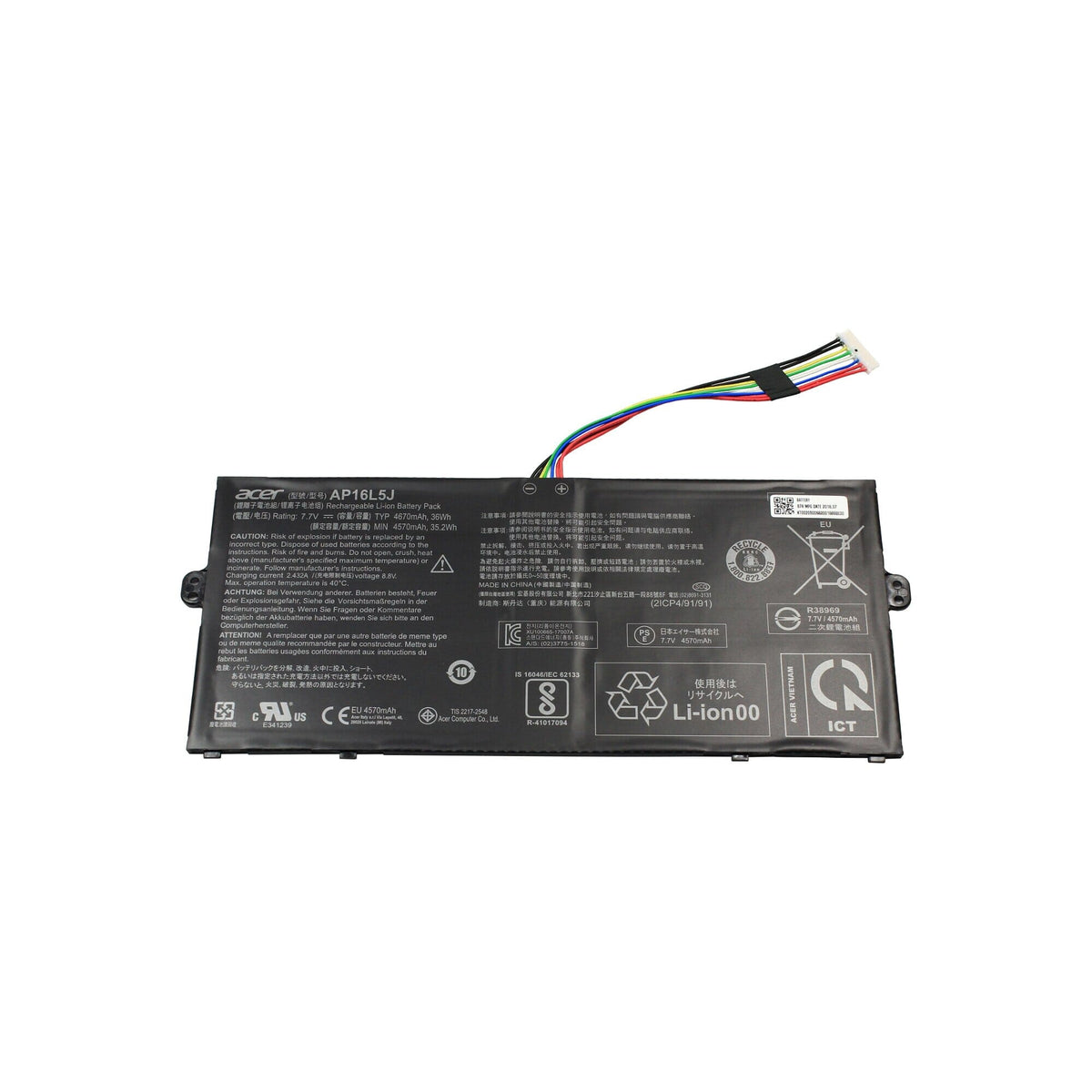 Batería de laptop Acer 4670mAh