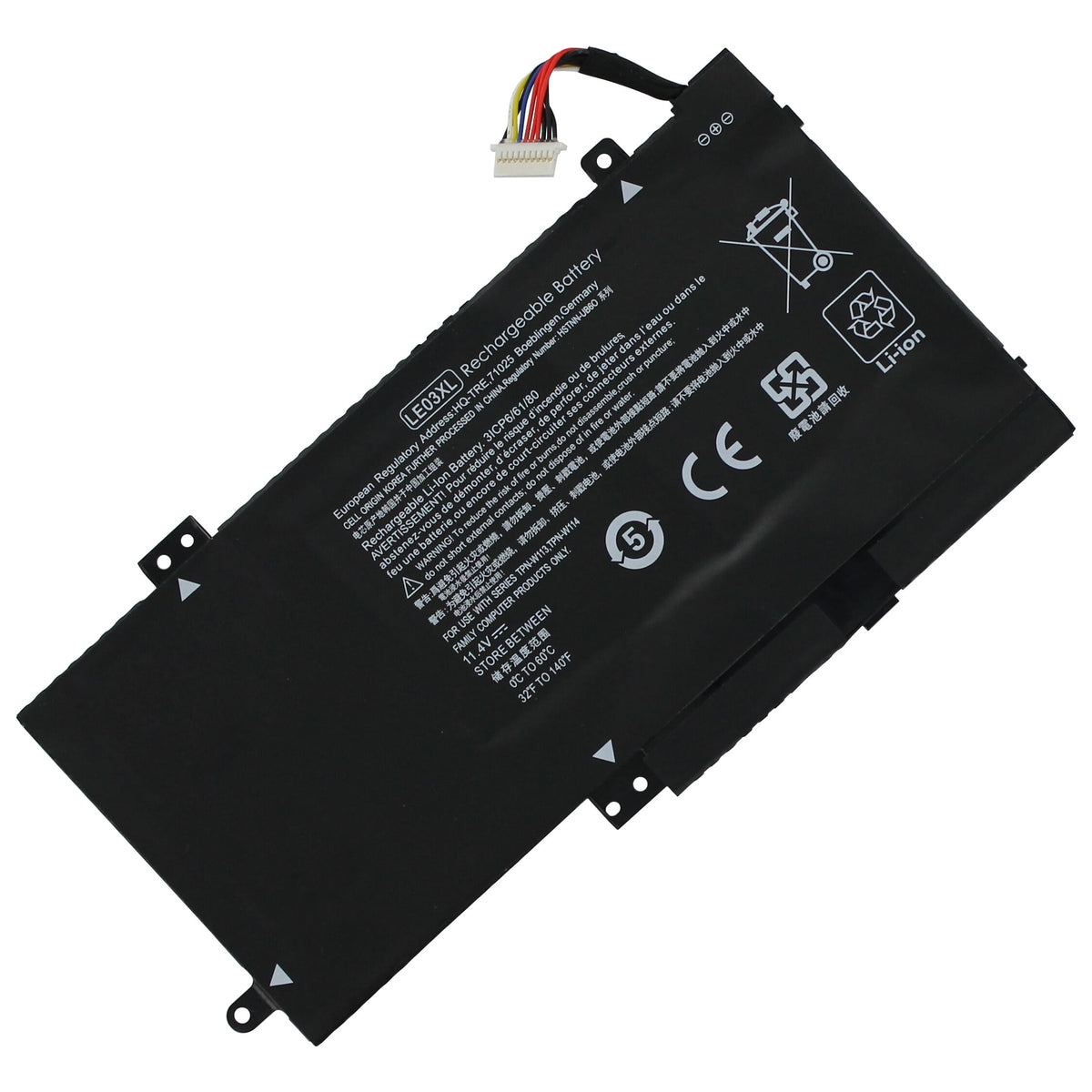 Batería de laptop de reemplazo 3400 mAh