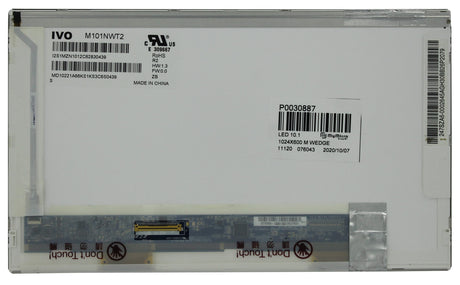 Pantalla LCD de 10,1 pulgadas 1024x600 mate de 40 pines