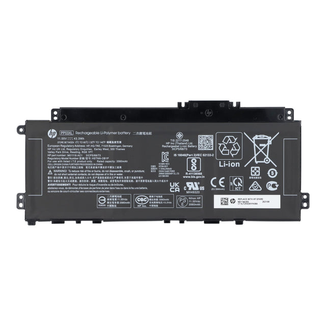 bateria portatil hp 3560mah