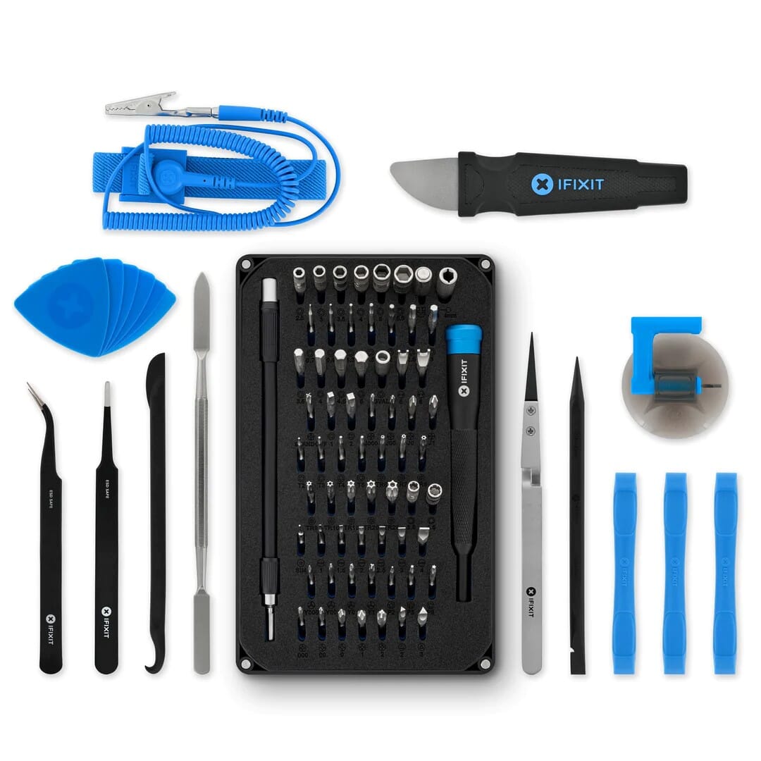 Pic conjunto de herramientas tecnológicas ifixit pro