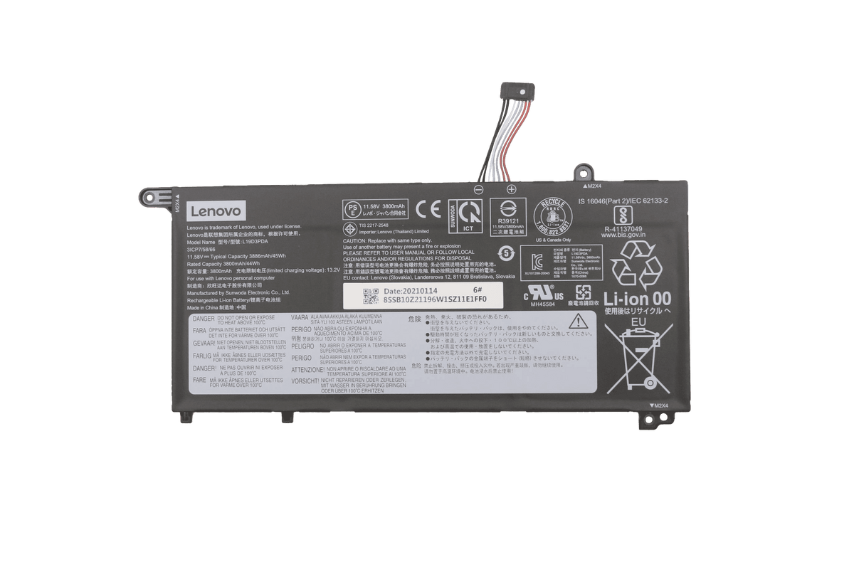 Batería para portátil Lenovo 3890mah