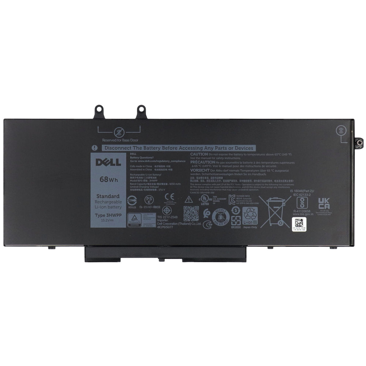 Batería para portátil Dell 4736mah