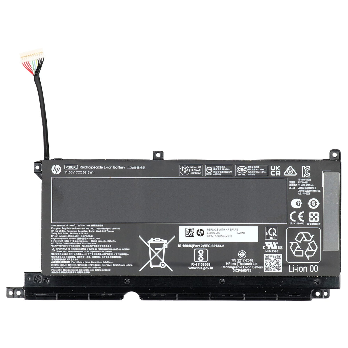 Batería de laptop HP 4323 mAh