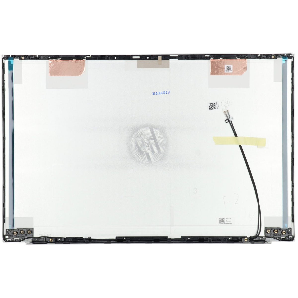 Tapa trasera lcd para portátil hp - plateada
