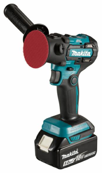 Lijadora-pulidora a batería makita dpv300rtj 18v 5.0ah en mbox