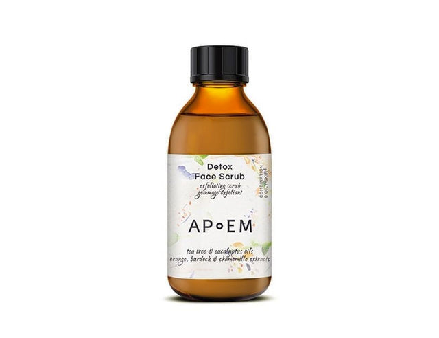 Apoem purifica el exfoliante facial de árbol de té