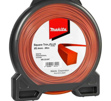 Hilo de corte Makita cuadrado trimplus 4 lados ø 2,4 mm - 69 m