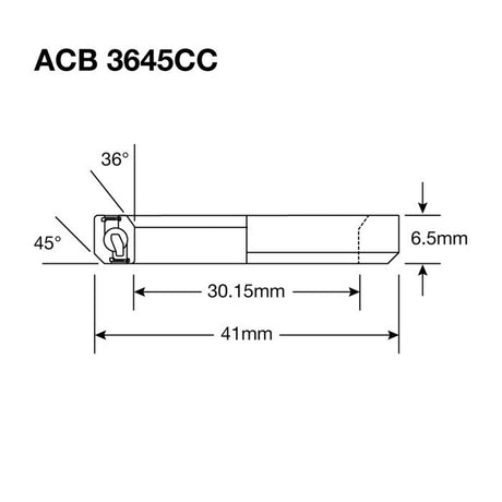 Rodamientos enduro acb 3645 cc bo - abec 5 - óxido negro (contacto angular) - 30,2x41x6,5 (36x45°)