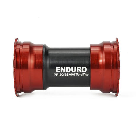Rodamientos de pedalier torqtite enduro - bb386 a 30 mm - a c ss - rojo