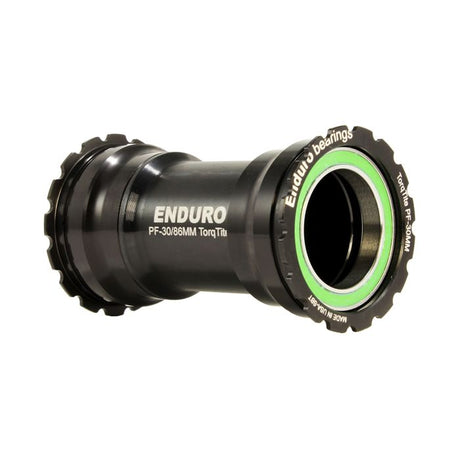 Rodamientos de pedalier torqtite enduro - bb386 a 30 mm - a c ss - negro