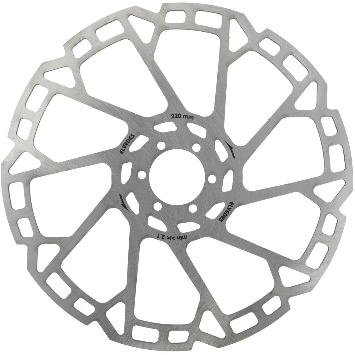 Disco de freno Elvedes 6 agujeros �220mm t=2.3mm