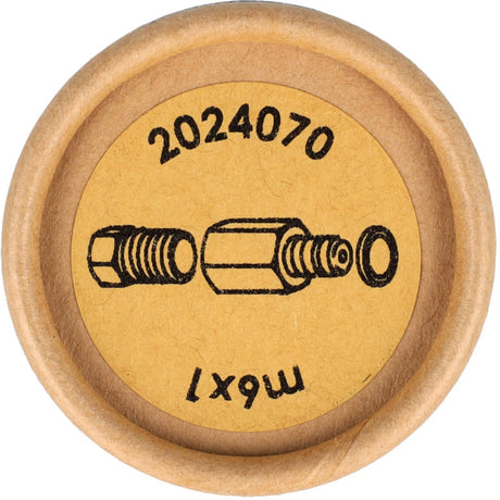 Elvedes set conector m6, perno abrazadera y arandela (4uds)