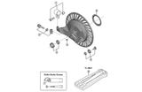 Shimano RollerBrake BrakePlaat Achter BRC6000 (por pieza)
