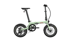 Bicicleta eléctrica plegable uto og16 v0 verde