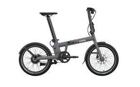 Bicicleta eléctrica plegable uto pro20 v2 gris