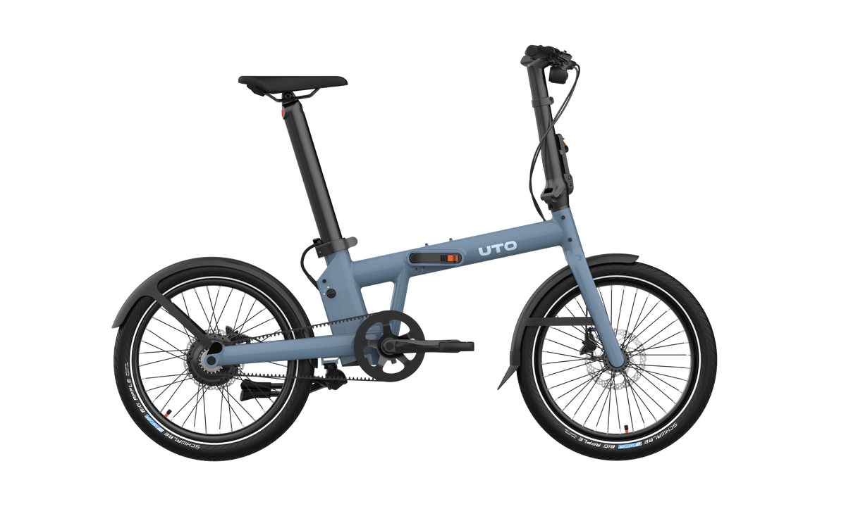 Bicicleta eléctrica plegable uto pro20 v2 azul