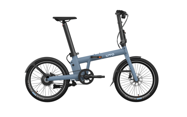 Bicicleta eléctrica plegable uto pro20 v2 azul
