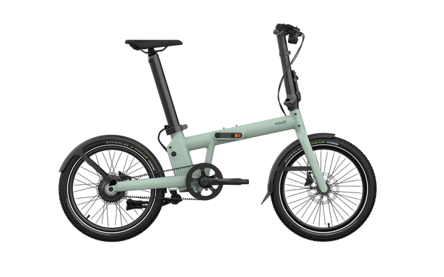 Bicicleta eléctrica plegable eovolt Evening pro 20 v0 verde