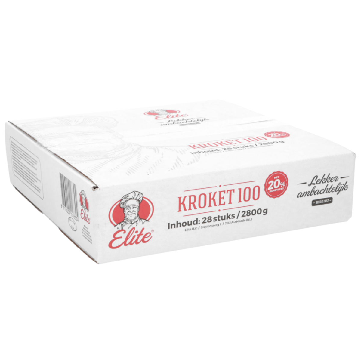 Croqueta de ternera Elite 20% (28x 100 gr)
