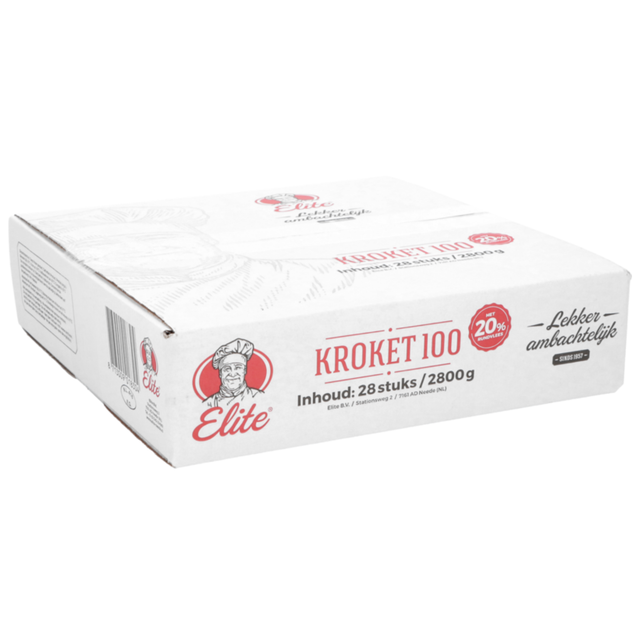 Croqueta de ternera Elite 20% (28x 100 gr)