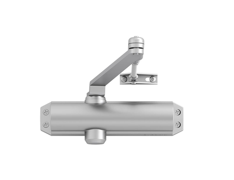 Cierrapuertas assa abloy dc120 y 2 3 | incluido brazo de tijera | color plata ev1. | 180-15° - 10037201