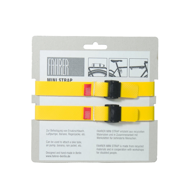 Fahrer cargo mini correa m 35x2cm amarillo (2 piezas)