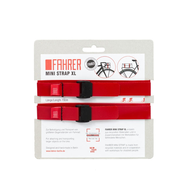 Fahrer cargo mini correa xl 70x2cm rojo (2 piezas)