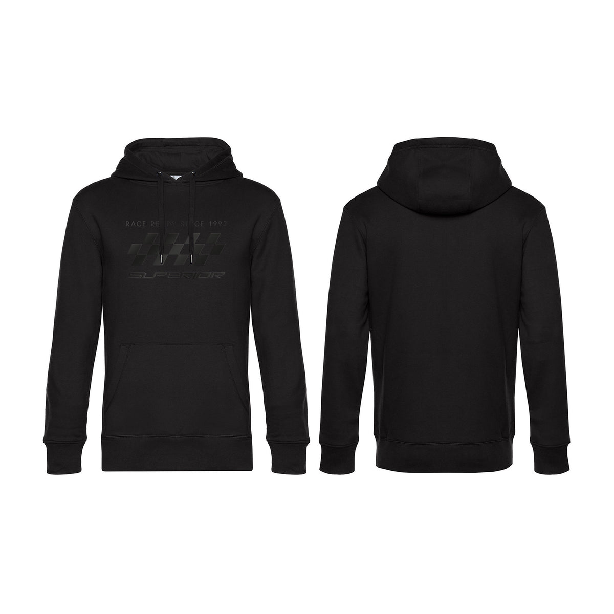 Sudadera con capucha superior talla xxl negra