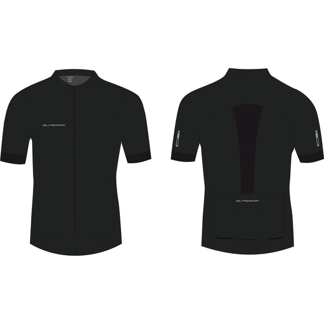Camiseta mtb superior xxl negro azabache