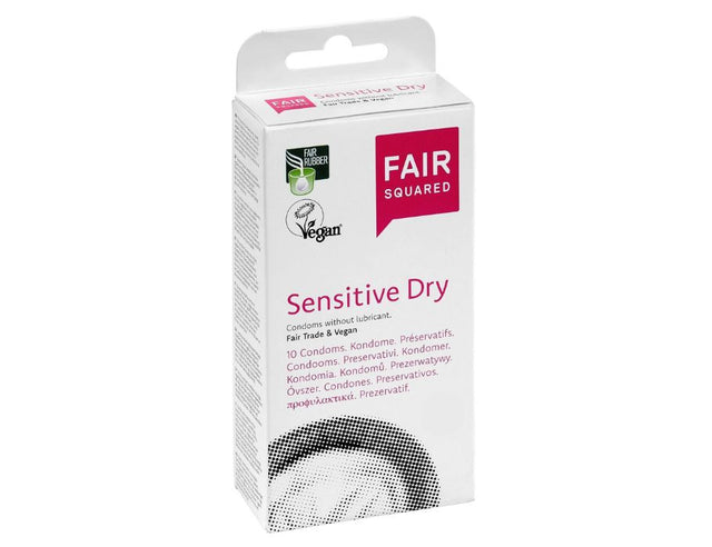 Preservativos Fair Squared Sensitive Dry - 10 uds.
