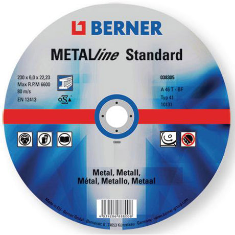 Marco de cobertura bernés estándar metalino 125x6x22.2 b