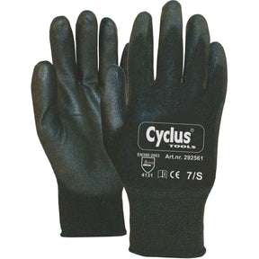 Cycplus Work Glove Nylon S 7 L+R Red Collar Cycle 292561
