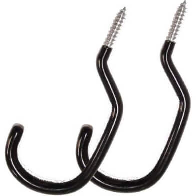 Suspensión de bicicleta soleada de la rueda haken techo de techo negro set 2 piezas