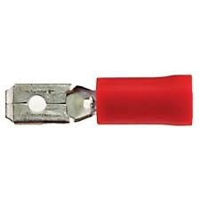 Zapatilla de cable plana, hombre, 4.8 mm, por 25