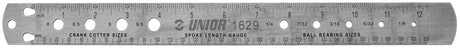 Calibre de radios, cojinetes y chavetas Unior 1629 357,5