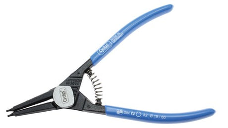 Alicate para arandelas de ciclo cycplus con resorte para alicate exterior �19-60mm nicr