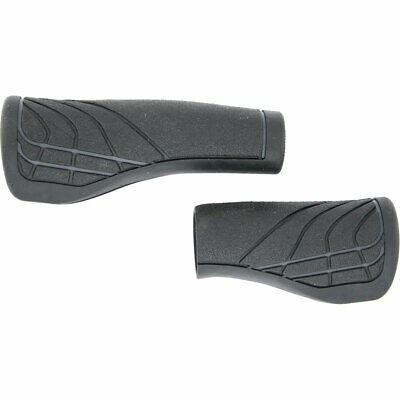 Línea Herrmans DD36 - Manija de bicicleta ergonómicamente ajustable Gris 124 90 mm