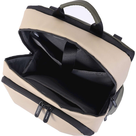 Mochila de voz de bicicleta de viaje de Hedgren 15.6l Olive beige