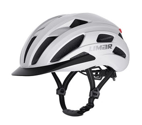 Limar casco torino l 57-61 blanco mate con LED