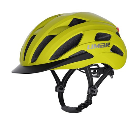 Limar casco action urban m 53-57 amarillo mate con LED