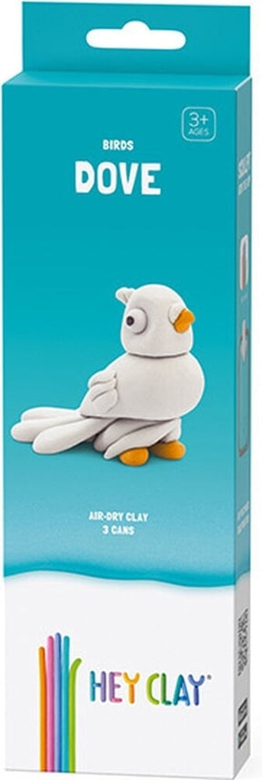 Hey-clay paloma 3 botes de plastilina