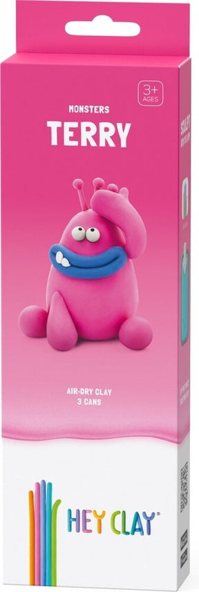 Hey-clay terry 3 botes de plastilina
