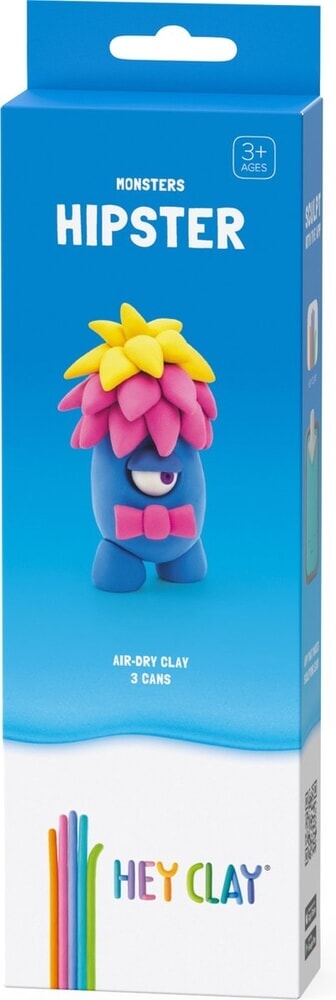 Hey-clay hipster 3 botes de plastilina