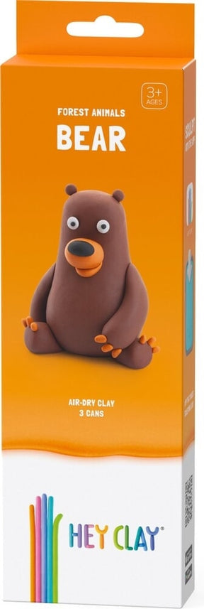 Hey-clay osito 3 botes de plastilina