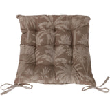 Cojín de silla de estilo hogareño diseño tropical