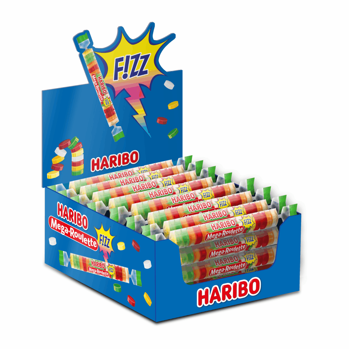 Haribo mega ruleta ácida (40 carretes)