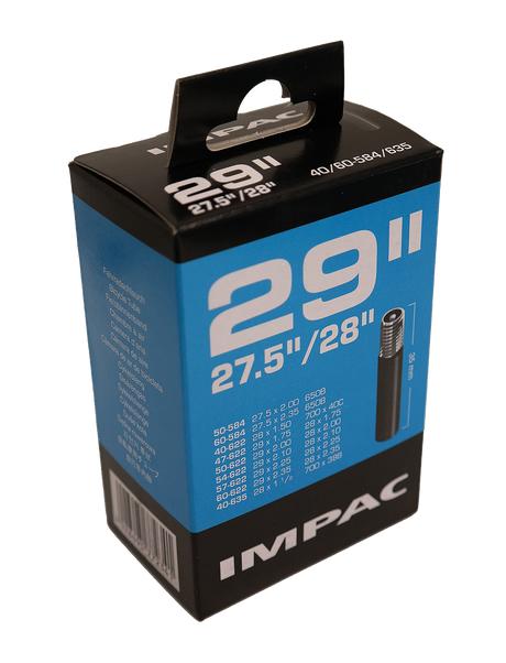 Tubo interno Impac (Schwalbe) AV19 27.5 29 pulgadas 40 60-622 AV 40 mm