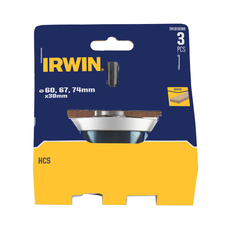 Irwin houtopeningen hcs 60, 67 i 74mm x 30mm